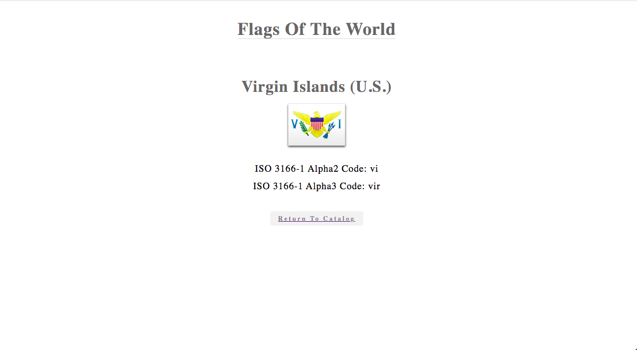 image of Flags Of The World detail page